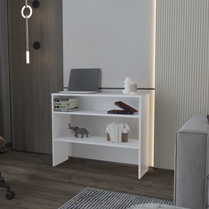 NicBex Console Table with 2 Open Shelves,Minimalist Entryway Table,Modern Couch Table for Living Room - 1 of 4