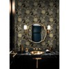 Brewster Peel and Stick 1pc Wallpaper RuJardin Black - 3 of 4