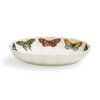 Portmeirion Botanic Garden Harmony Accents Oval Fluted Dish, 6-Inch Porcelain Serving Dish with Butterfly Accents, Dishwasher & Microwave Safe - 3 of 4