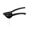 Viski Black Citrus Press, Citrus Juicer, Lemon Squeezer for Cocktails, Bar Accessories, Matte Black Lime Juicer, Metal, Set of 1 - 2 of 4