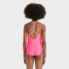 Girls' Sunny Palm Tree One Piece Swimsuit - Cat & Jack™ - 2 of 3