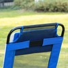 PAGED Folding Patio Chairs Set of 2 Lounge Chair Outdoor with Adjustable Sling Back and Removable Pillow for Camping, Beach, Picnics, Patio - 4 of 4