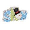 Melrose Snowman Tabletop Sentiment Sign (Set of 3) - 4 of 4