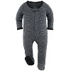 The Peanutshell Footed Baby Sleepers for Boys, Dino Camo, 3-Pack Newborn to 12 Months - 4 of 4