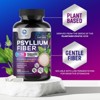 Psyllium Fiber Supplement 1500mg, Non-GMO, Natural Soluble Fiber Daily Digestion - 120 Count By Nature's Peak - 4 of 4