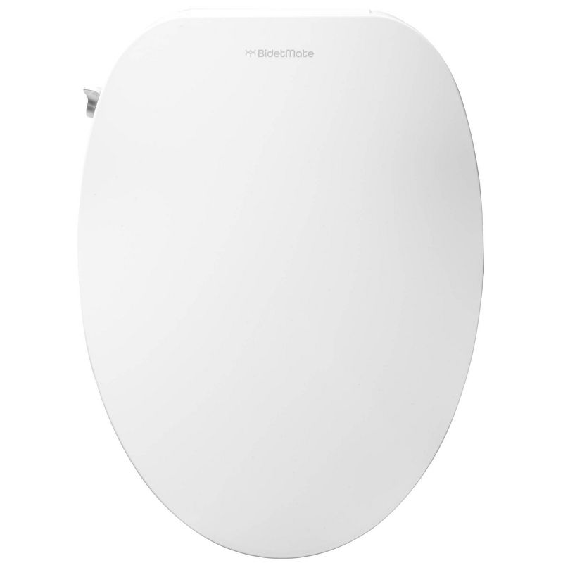 Electronic Smart Toilet Seat with Dryer Fits Elongated Toilets White - BidetMate, 3 of 12