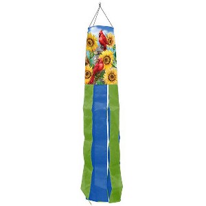 Briarwood Lane Everyday Cardinals and Sunflowers Windsock Wind Twister 40x6 - 1 of 1