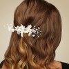 Unique Bargains Women's Bride Wedding Rhinestone Hair Combs 4 Pcs - 2 of 4