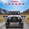 24V 2-Seater Kids Battery Powered Ride-On Truck Car with Remote, LED Lights, Music, Suspension & 2 Motors - 4 of 4