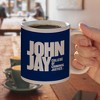 John Jay College of Criminal Justice Primary Logo Ceramic Coffee Mug Novelty Gift Mugs for Coffee Tea and Hot Drinks 11oz White - 4 of 4