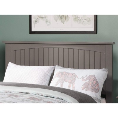 AFI Furnishings Nantucket Full Headboard with Turbo Charger in Grey