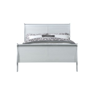 King Size Platform Bed with Headboard for Bedroom - 1 of 4