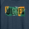 Women's - Wicked - Tear Logo Lightweight French Terry Wide Neck Long Sleeve Graphic Shirt - 2 of 4