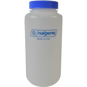 Nalgene HDPE Plastic Wide Mouth Water Bottle - 1 of 2