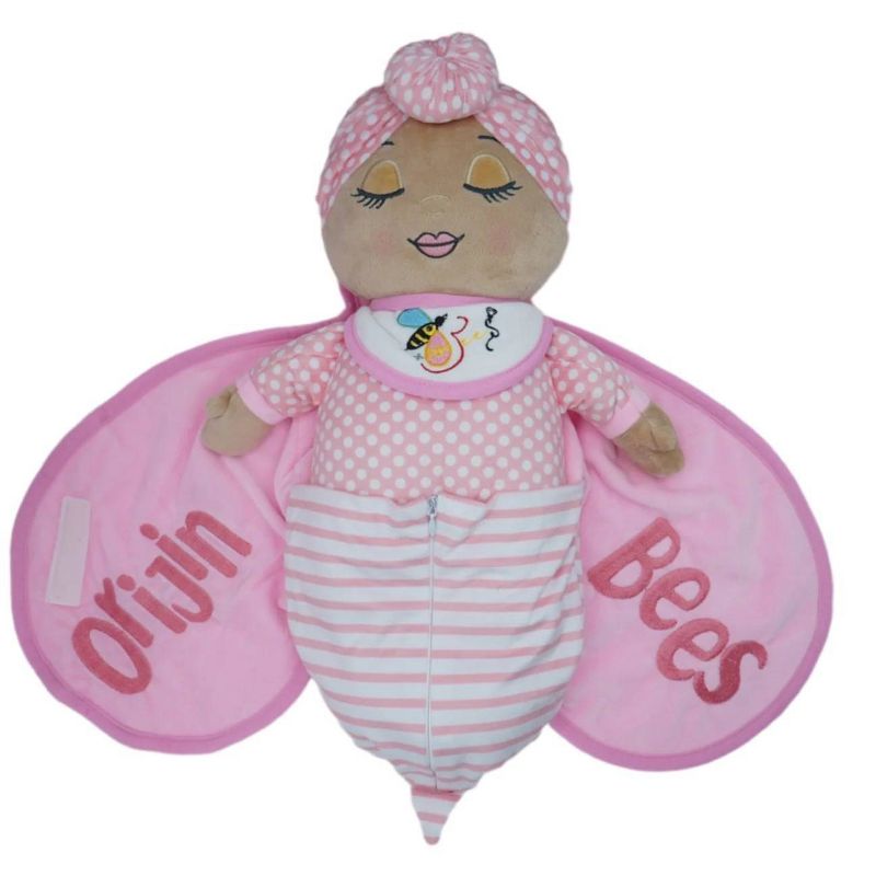 Orijin Bees Nu&#39;Bees Plush Baby Dolls - Pink, 1 of 4