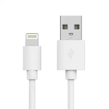 Just 3' Tpu Lightning To Usb-a Cable White :