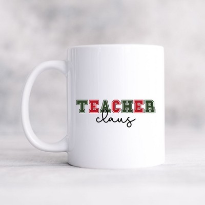 City Creek Prints Teacher Claus Bold Mug - White : Target