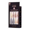 KISS Masterpiece Luxe Manicure Fake Nails - Extravagant - 30ct - 2 of 4