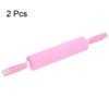 Unique Bargains Silicone Non-Stick Adjustable Pizza Pastry Mini Rolling Pin 2 Pcs - 3 of 4
