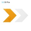 Unique Bargains Waterproof High-Visibility Warning Adhesive Reflective Arrow Labels 30 Pcs - 3 of 4