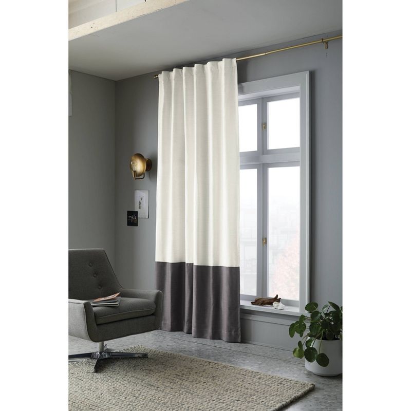 1pc Blackout Color Block Window Curtain Panel - Project 62™, 4 of 10