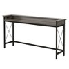 Resenkos Bookshelf, Bookcase Standing Shelf Unts,Freestanding Bookshelf, 68.9" Etagere Bookcase with 9 Open Shelves,Rustic Gray & Black - 3 of 4