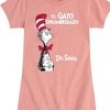 Girls' - Dr. Seuss - Cat in the Hat Spanish Fitted Short Sleeve Graphic T-Shirt - 2 of 4