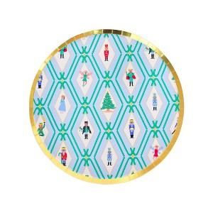 Jollity & Co. - Nutcracker Dessert Plates - Pack of 8 Paper Plates - 1 of 3