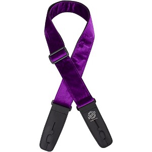 Lock-It Straps 2" Crushed Velvet Locking Guitar Strap - 1 of 2