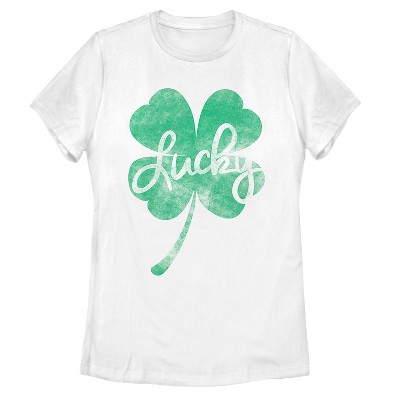 NHL Women's Boston Bruins Luck of the Irish Shamrock Tee