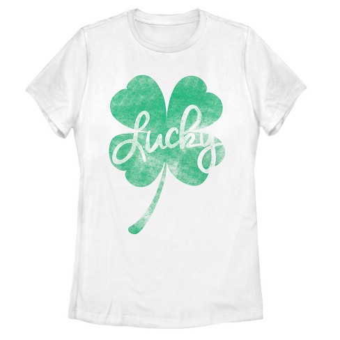 Women's Lost Gods Patrick's Day Lucky Shamrock T-shirt Target