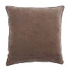 26"x26" Oversized Dapperly Square Throw Pillow Dark Taupe - Jaipur Living: Cotton Knit, Removable Cover, Indoor Use - 2 of 4