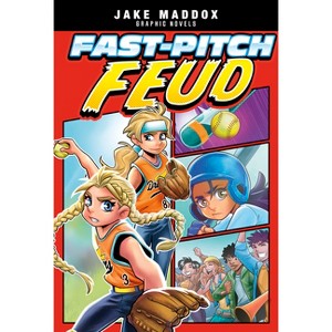 Fast-Pitch Feud - (Jake Maddox Graphic Novels) by Jake Maddox - 1 of 1