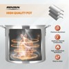ROVSUN 80QT Turkey Fryer & Seafood Boiler Steamer with 150,000 BTU Propane Stove, Aluminum Outdoor Deep Fryer with Basket & Hook for Outdoor Backyard - 4 of 4