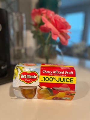 Del Monte Mixed Fruit Cups - 4oz 4pk : Target