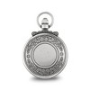 Black Bow Jewelry Charles Hubert Antique Chrome Finish Shield Pocket Watch - 3 of 4