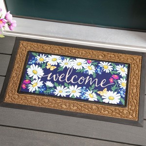 Welcome Daisies and Butterflies Sassafras Switch Mat - 1 of 4