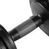 52LBS Steel Adjustable Dumbbell with Tray, Adjustable Weights Dumbbells with Anti-Slide Handle Full-Body Workout for Home Training for Arms Shoulders - 4 of 4