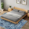 Machine Washable Vintage Floral Printed Area Rug Low Pile Stain Resistant Non Slip Non Shedding Pet Friendly Floor Mat - 4 of 4