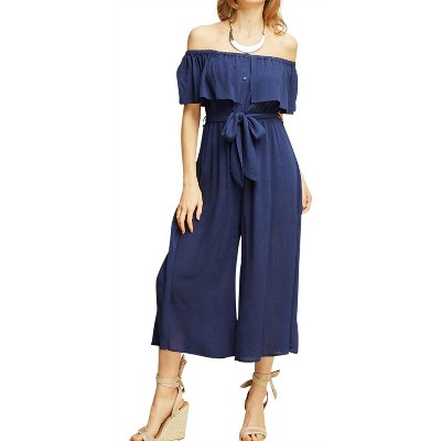 Women's Wherever Off The Shoulder Jumpsuit - entro
