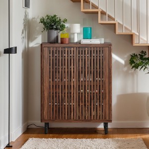 Hommoo 6-Tier Shoe Cabinet with Louvered Doors - 1 of 4
