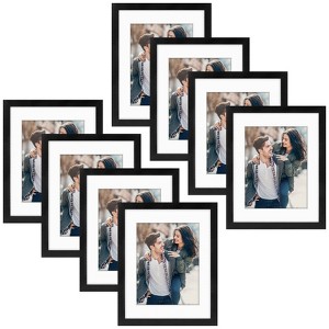 Golden State Art 11x14 MDF Picture Frame 0.87 Inch Thickness for 8.5x11 Picture - Pack of 8 - 1 of 4