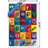 Trends International NBA League - Logos 24 Framed Wall Poster Prints - 3 of 4