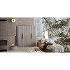 FUFU&GAGA Contemporary 4 Door Wardrobe Multi Storage Compartment Bedroom Storage Armoire - 3 of 4