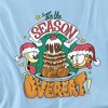 Boys' Garfield And Odie Christmas Tis The Season To Overeat T-Shirt - 2 of 4