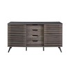 NicBex Industrial Sideboard Cabinet with Sliding Doors and 4 Drawers for Kitchen,Living Room - 2 of 4