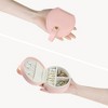 Unique Bargains Travel Small Portable PU Leather Jewelry Organizer Case - 4 of 4