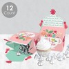 Big Dot of Happiness Floral Let's Par-Tea - Treat Box Party Favors - Garden Tea Party Goodie Gable Boxes - Set of 12 - 3 of 4