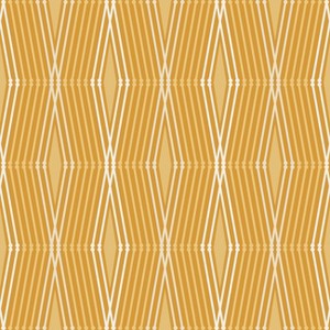 Nicole Miller Hard Edge Ogee Turmeric Peel & Stick Wallpaper - 1 of 3