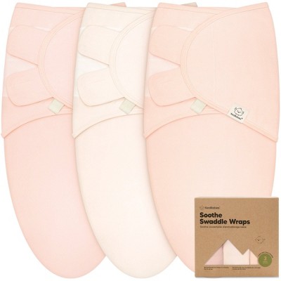 KeaBabies 3pk Organic Baby Swaddle Sleep Sacks, Newborn Baby Swaddles Wrap 0-3 Months, Ergonomic Wearable Swaddle Blanket